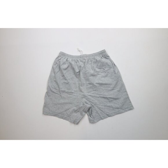 Vintage 90s Wilson Mens Large Above Knee Dad Shorts Heather Gray Cotton Blend - Picture 12 of 16